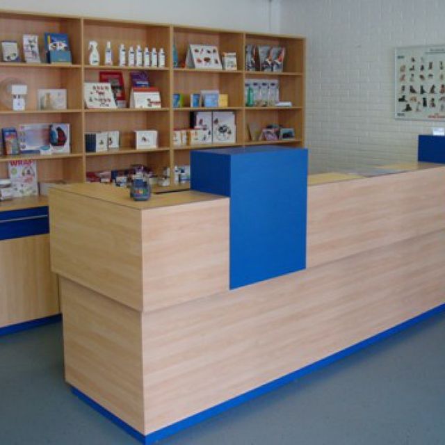 Mooie balie winkel